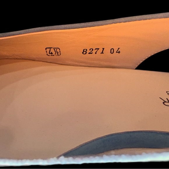 Peter Kaiser blue SUEDE slingFlats for Women size 37 - Picture 5 of 13